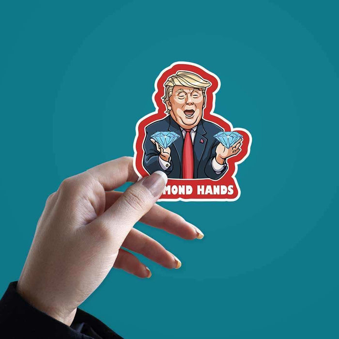 Diamond Hands sticker - Stickers | STICK IT UP