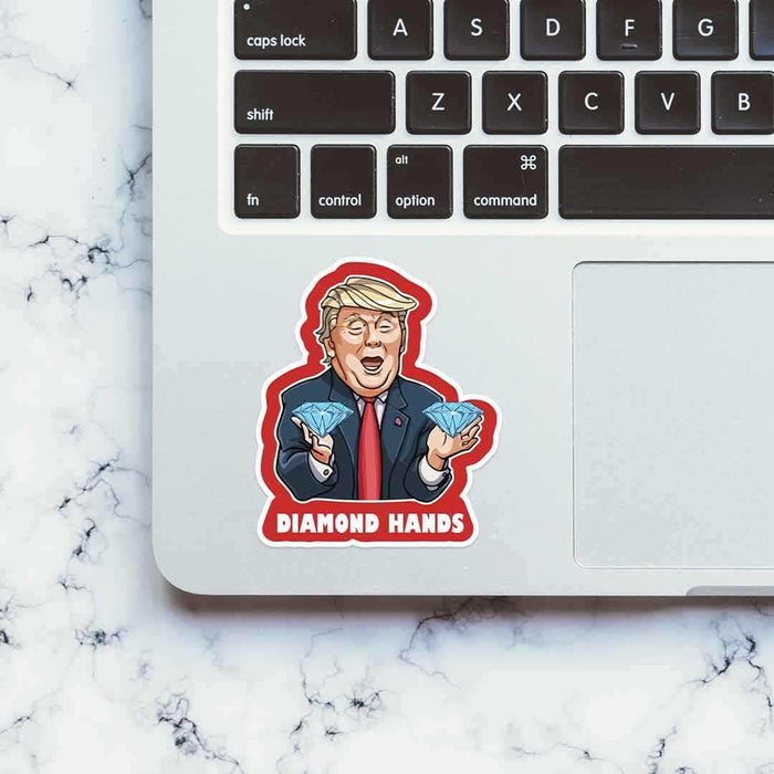 Diamond Hands sticker - Stickers | STICK IT UP
