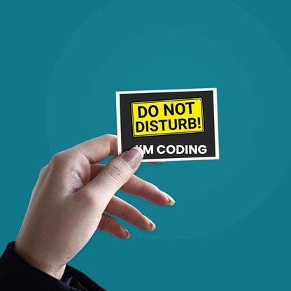 Do Not Disturb Sticker - Stickers | STICK IT UP