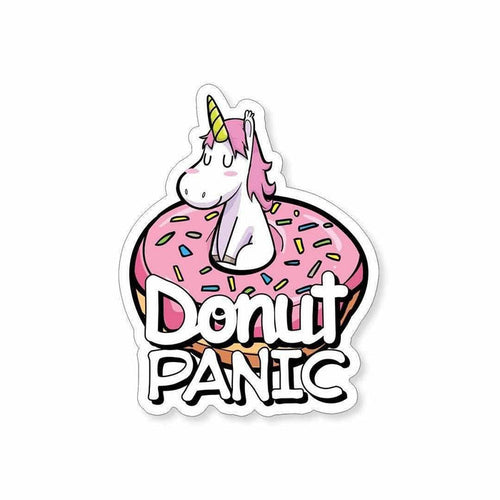 DONUT Panic Sticker - Stickers | STICK IT UP