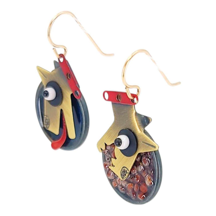 Earrings - Chow Hound by Chickenscratch