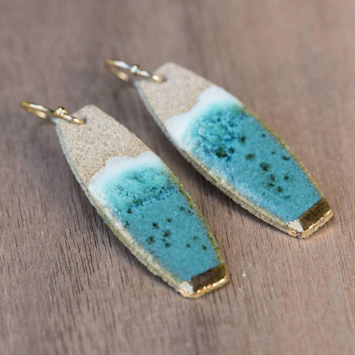 Earrings - Drops - Kailua Board (Last Ones!) by Almeda Jewelry