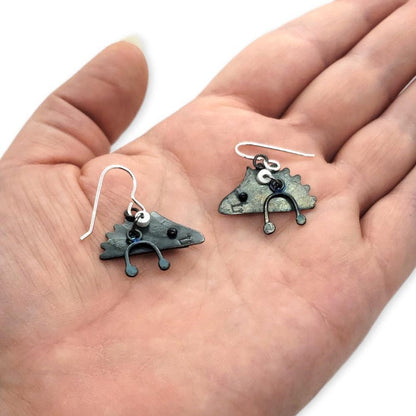 Earrings - Hedgehog by Chickenscratch