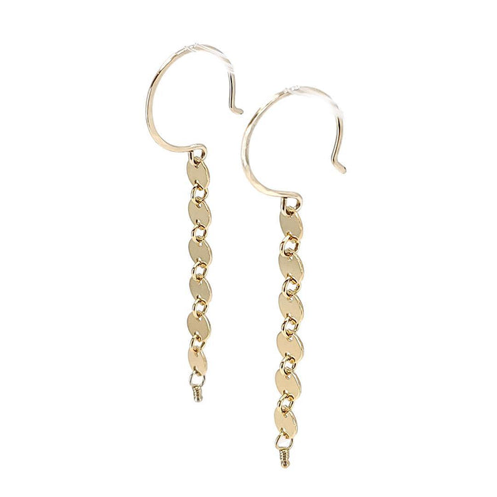 Earrings - Pieces of Eight Dangles (14k Gold Fill) by Foamy Wader
