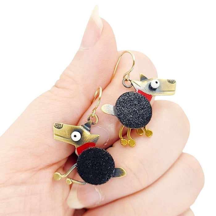 Earrings - Spot Dogs by Chickenscratch