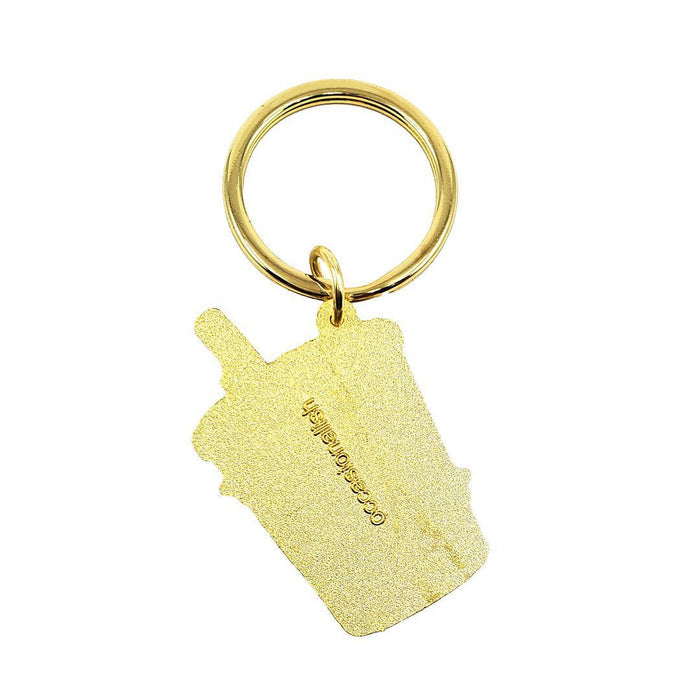 Enamel Keychain - Boba Milk Tea by Occasionalish