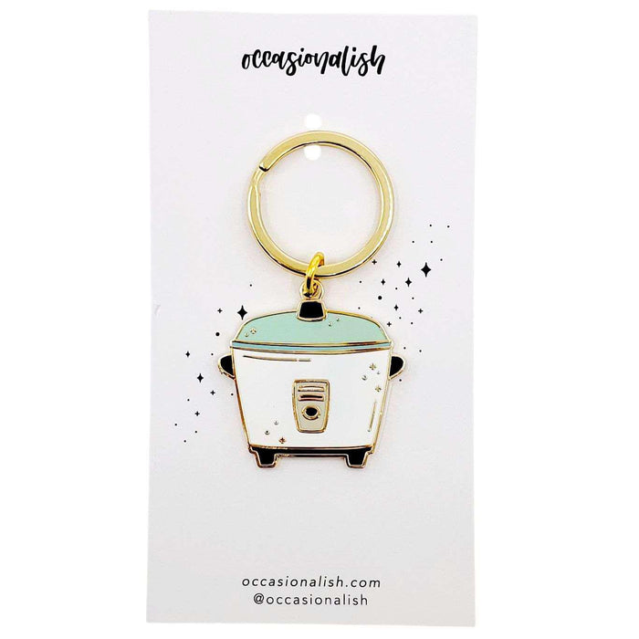 Enamel Keychain - Rice Cooker by Occasionalish