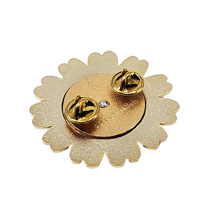Enamel Pin - Spinning - Yes No Daisy by Occasionalish