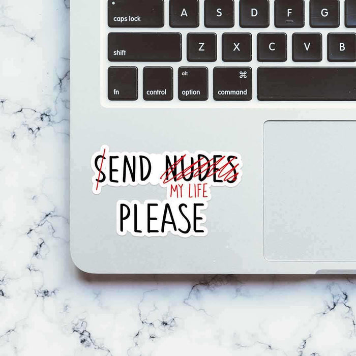 End my life please-sticker - Stickers | STICK IT UP
