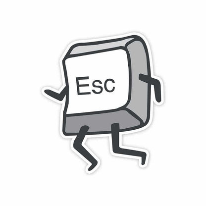 ESC key Sticker - Stickers | STICK IT UP