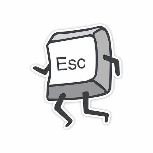 ESC key Sticker - Stickers | STICK IT UP
