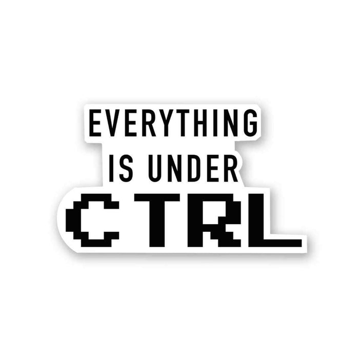 Every Thing Is Under CTRL Sticker - Stickers | STICK IT UP