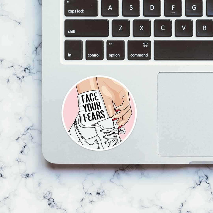 Face your fears Sticker - Stickers | STICK IT UP