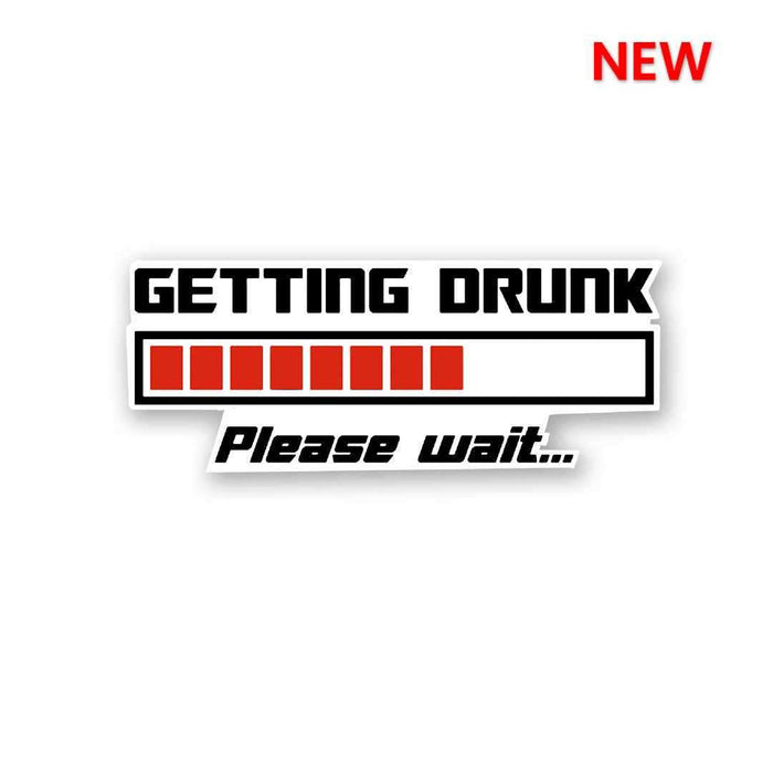 Getting Drunk Sticker - Stickers | STICK IT UP