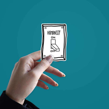 Humanity Switch Sticker - Stickers | STICK IT UP