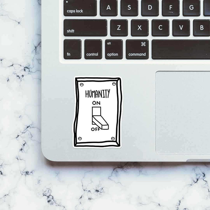 Humanity Switch Sticker - Stickers | STICK IT UP