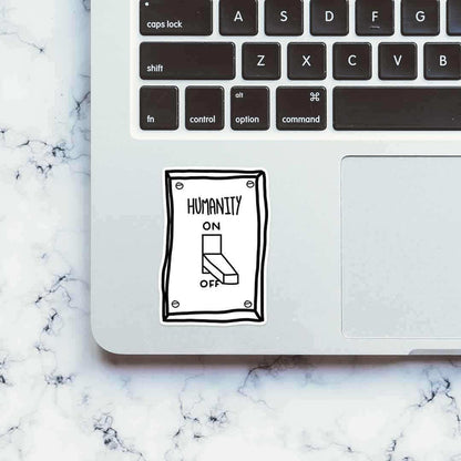 Humanity Switch Sticker - Stickers | STICK IT UP
