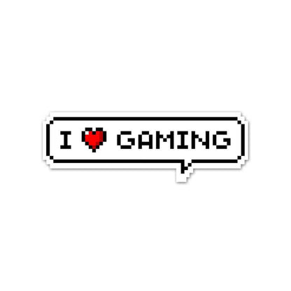 I Love Gaming Sticker - Stickers | STICK IT UP