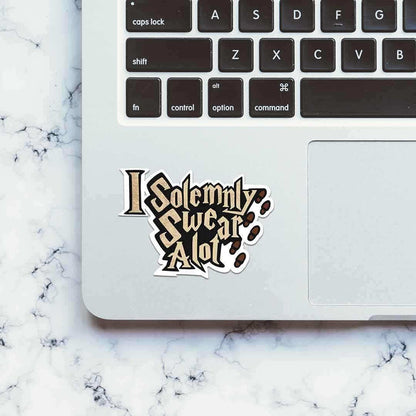 I Solemnly Swear Alot Sticker - Stickers | STICK IT UP