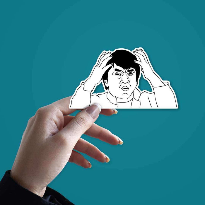 Jackie Chan Says What? Sticker - Stickers | STICK IT UP