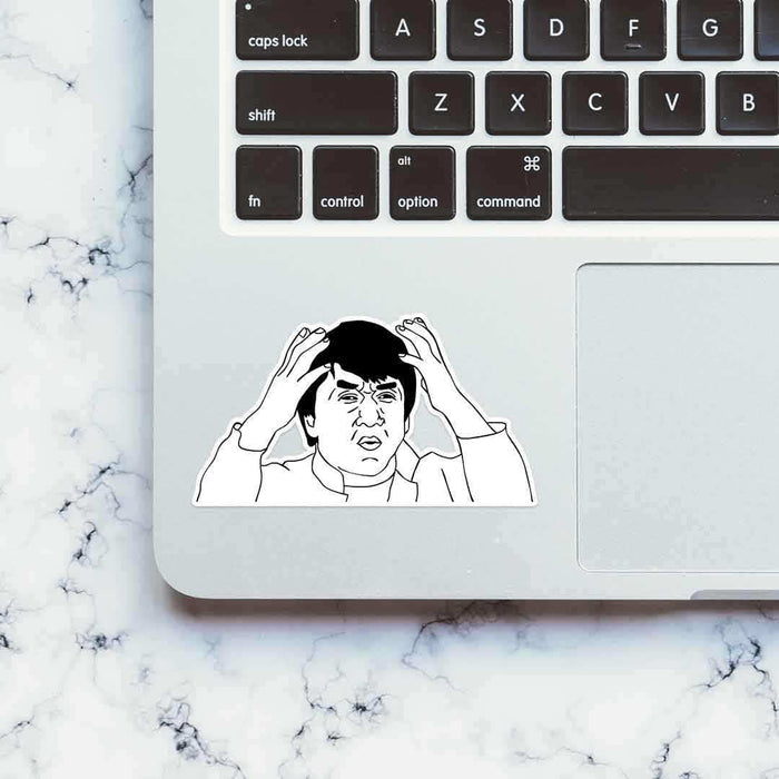 Jackie Chan Says What? Sticker - Stickers | STICK IT UP