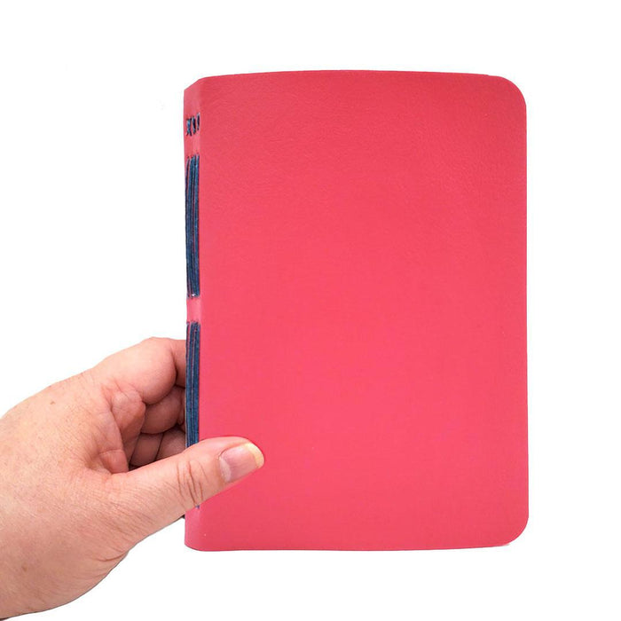 OB208 $58 - Pink Mixed Paper Journal - Large