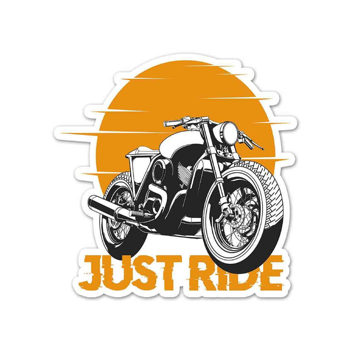 Just Ride Sticker - Stickers | STICK IT UP