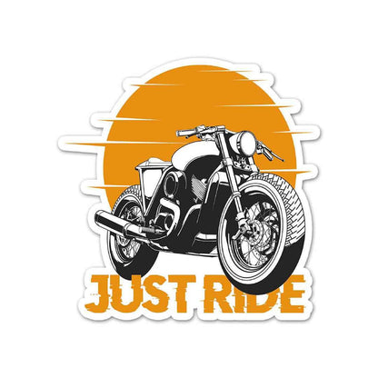 Just Ride Sticker - Stickers | STICK IT UP
