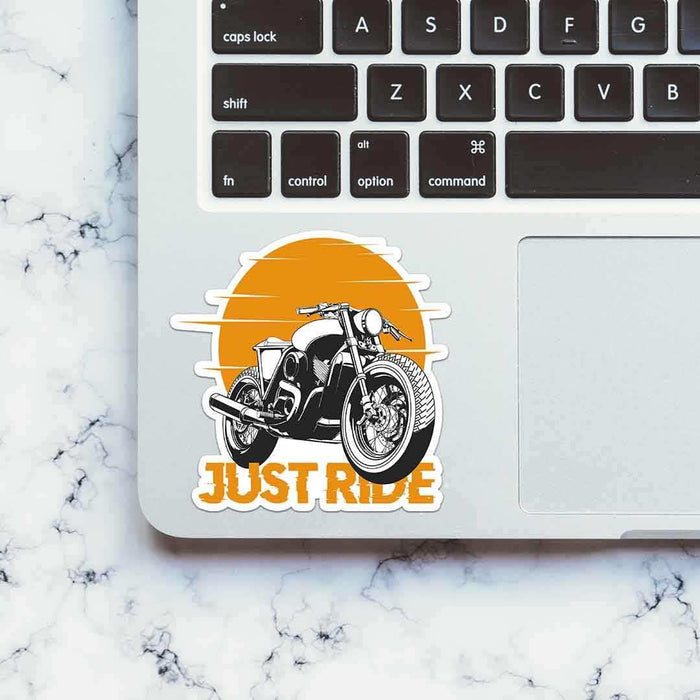 Just Ride Sticker - Stickers | STICK IT UP