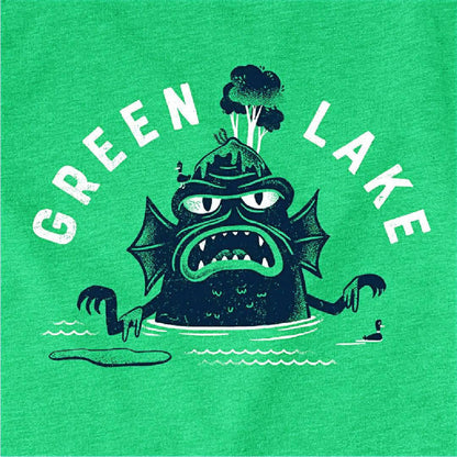 Kids Tee - Green Lake Heather Kelly Green Tee (2T - L) by Factory 43