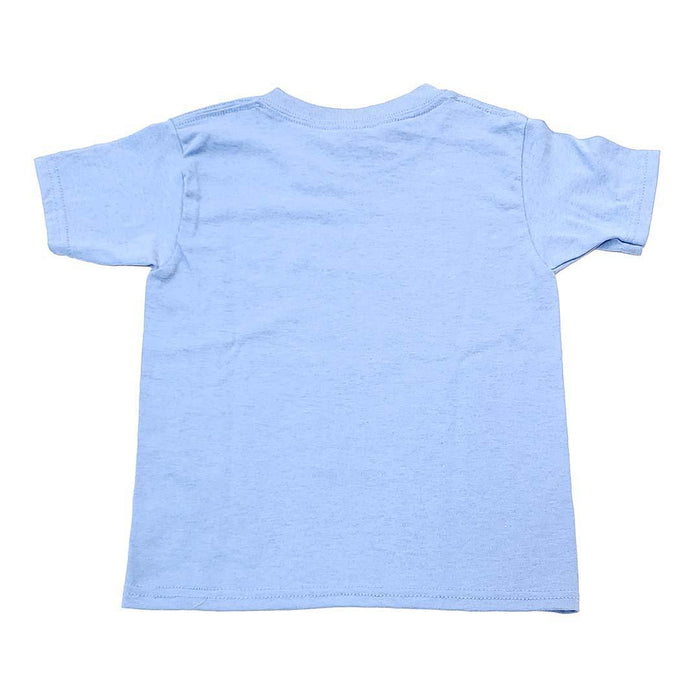 Kids Tee - Shinkansen Bullet Train on Light Blue Crewneck Tee (Youth XS - XL) by Namu