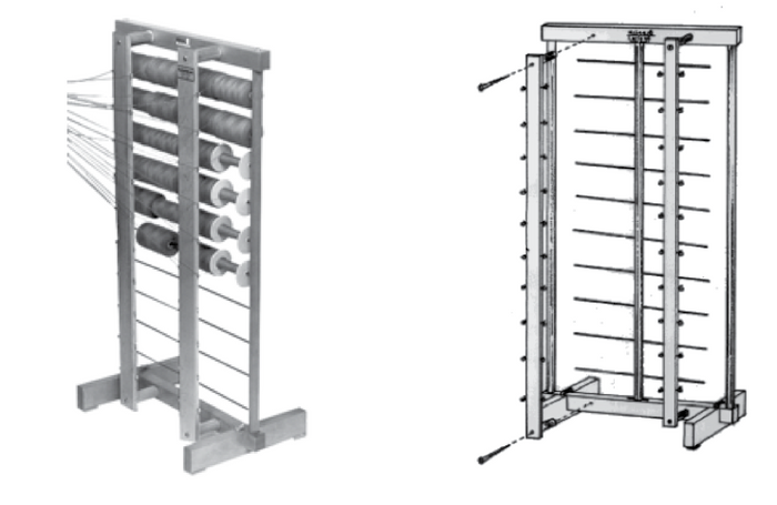 Leclerc Bobbin Rack and Thread Guides