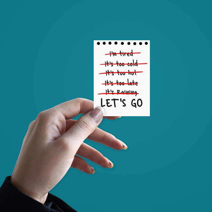 Let's GO Sticker - Stickers | STICK IT UP