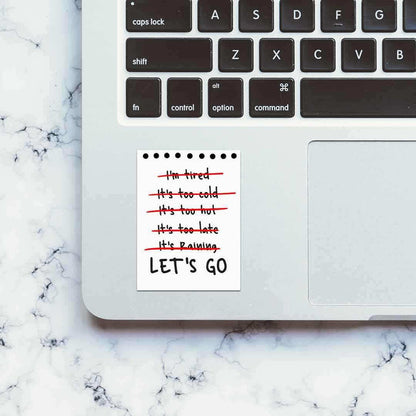 Let's GO Sticker - Stickers | STICK IT UP
