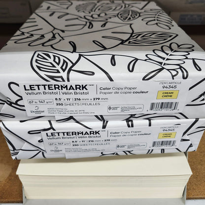 Lettermark Cream 67# Cardstock