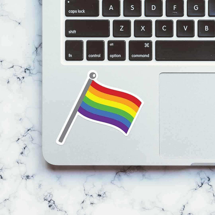 LGBTQ Flag sticker - Stickers | STICK IT UP