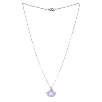 What The Shelly Necklace - Purple