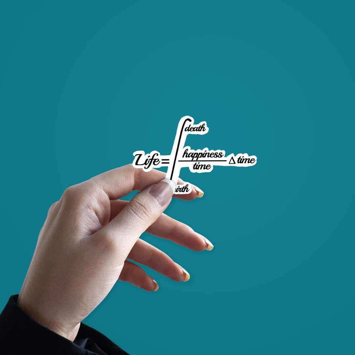 Life=Happiness Sticker - Stickers | STICK IT UP