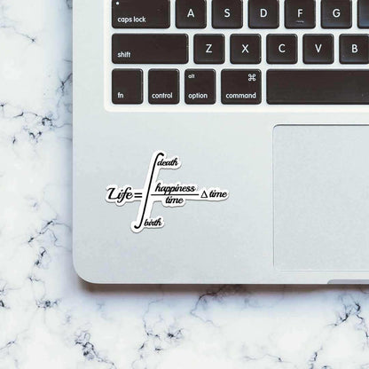 Life=Happiness Sticker - Stickers | STICK IT UP