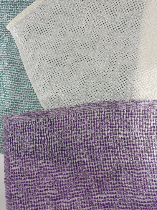 Linen Chevron Napkins - 10 or 12-shaft Pattern