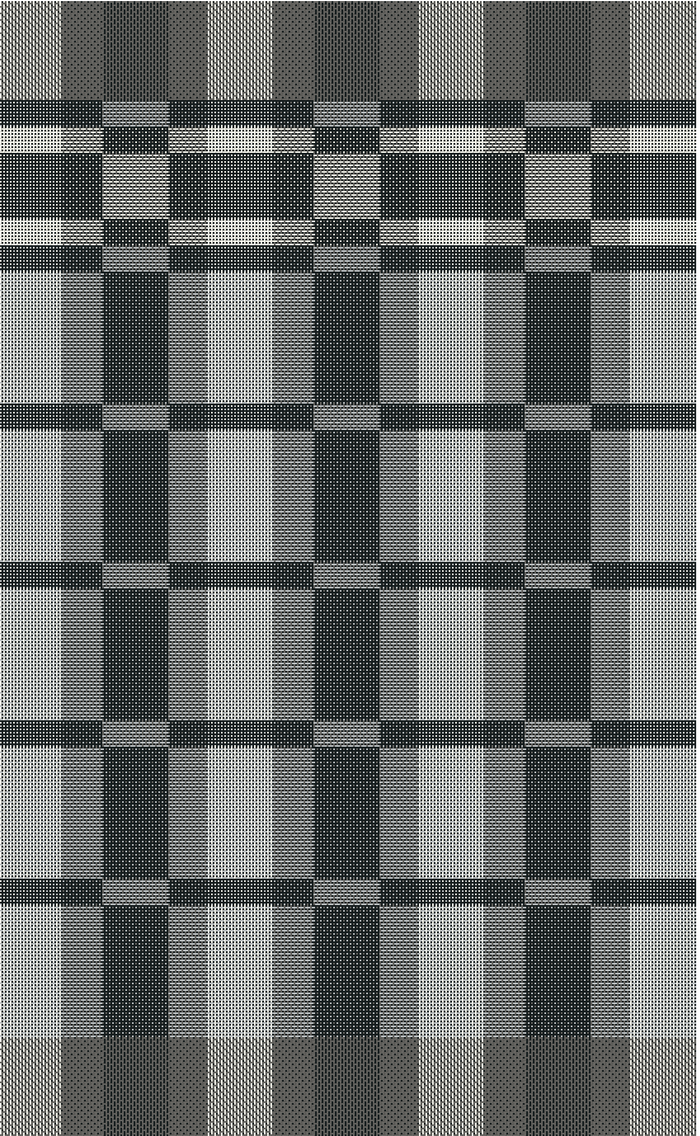 Linen Double Block Placemats Euroflax Yarn Kit
