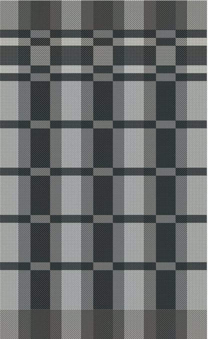 Linen Double Block Placemats Euroflax Yarn Kit