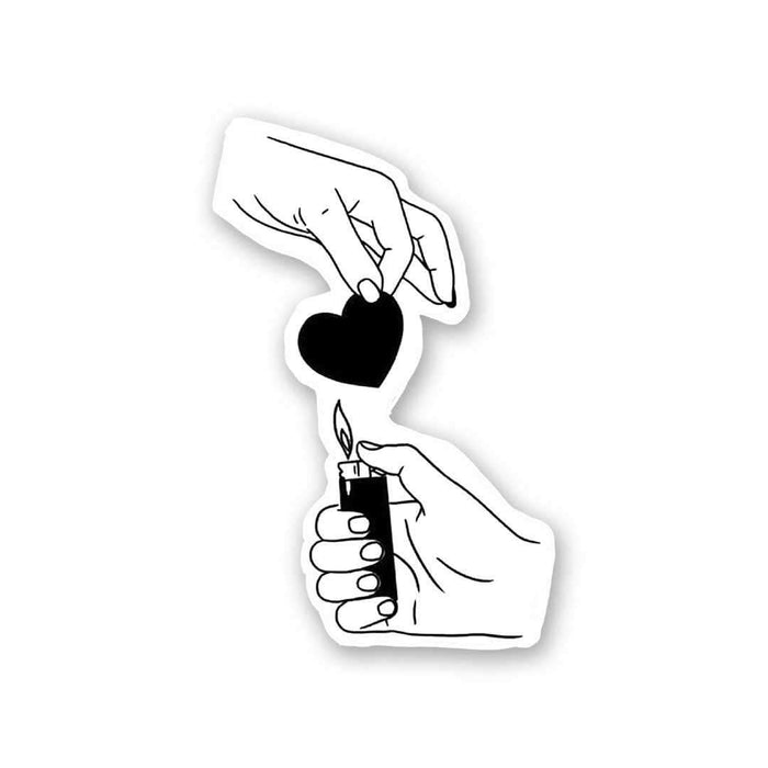 Love Burn Sticker - Stickers | STICK IT UP