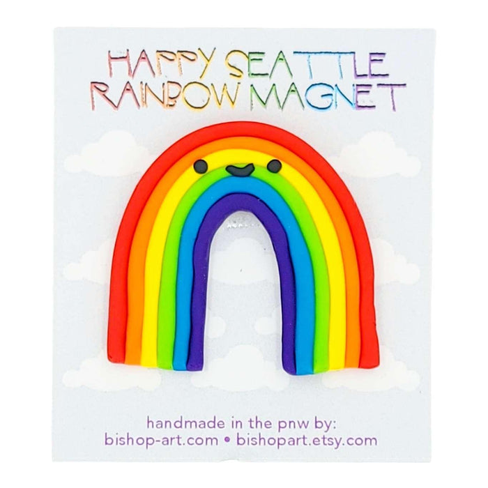 Magnet - Happy Rainbow Arch by bishopart