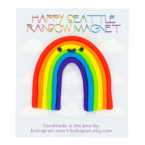 Magnet - Happy Rainbow Arch by bishopart