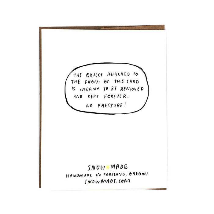 Magnet Card - WA State - I Love It Here (Yellow) by SnowMade