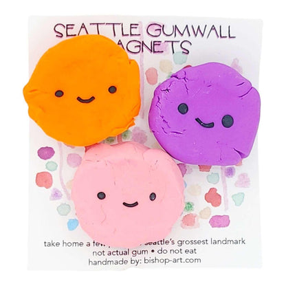 Magnet Set - Seattle Gum Wall by Bishopart