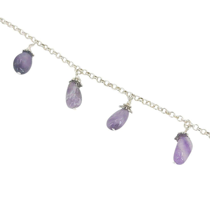 Mask Chain - Stone Drops (Amethyst) by Tiny Aloha
