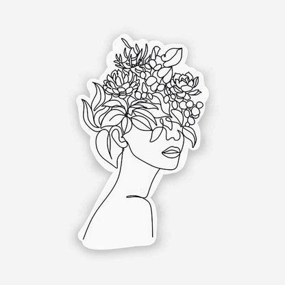 Mind Like a flower sticker - Stickers | STICK IT UP