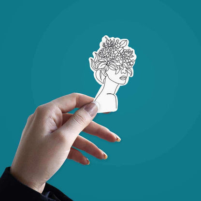 Mind Like a flower sticker - Stickers | STICK IT UP